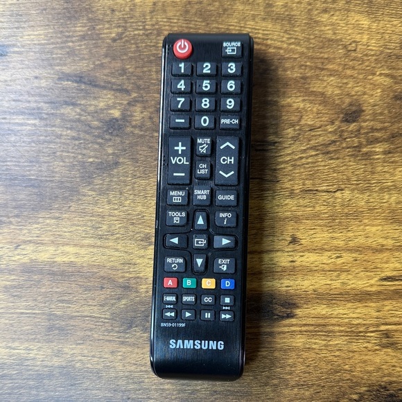 Samsung Black TV Remote - Picture 1 of 5